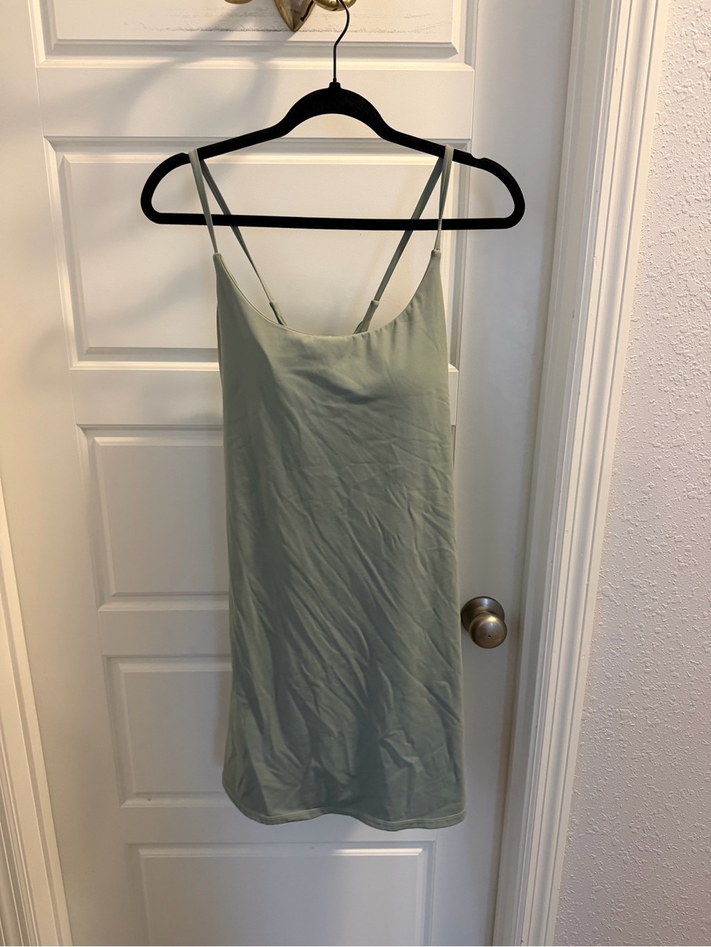 HALARA Sage Green Mini Slip Dress